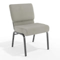 Gray Dot Fabric Church Chair, PK4