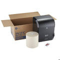 Mechanical Towel Dispenser Kit, Black