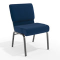 Navy Blue Fabric Church Chair, PK4