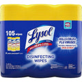 Disinfecting Wipes, 1-Ply, 7 x 7.25, Lemon and Lime Blossom, White, 35 Wipes/Canister, PK12