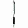 Z-Grip Flight Ballpoint Pen, Retractable, Bold 1.2 mm, Black Ink, Black/Gray/White Barrel, PK12