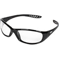 V40 HellRaiser, Safety Glasses, Anti-Scratch, Clear Lens, Black Frame, Full-Frame
