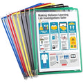 Document Display Pockets, Multicolor, PK10