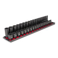 3/8 in Drive Impact Socket Set, Metric, 38 pcs
