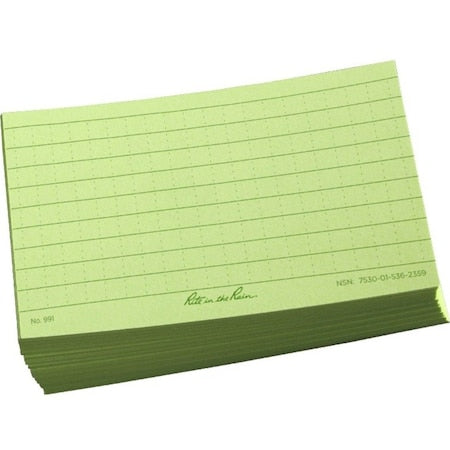 3" x 5" Ruled Index Cards, Pk100