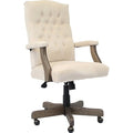 Executive Champagne Velvet With Driftwood Finish Frame