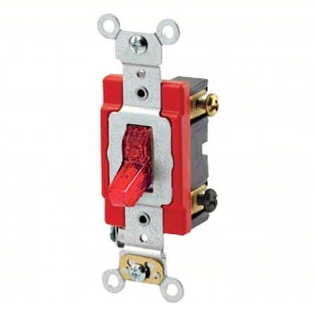 Wall Switch, 1 hp, Toggle, 20 A, White