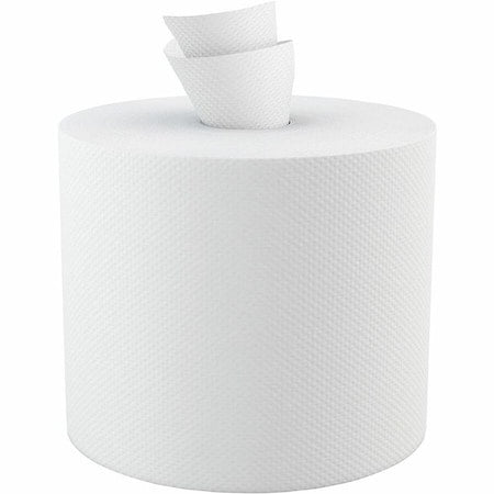 Center Pull Paper Towels, 2 Ply, 7 7/8 in x 10 in Sheet Size, 600 Sheets/Roll, White, 6PK
