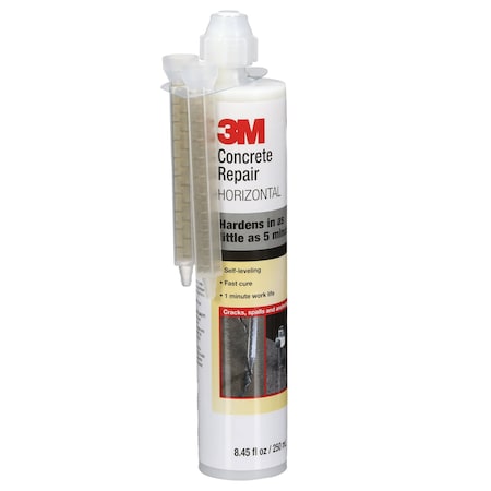 Concrete Repair Compound, Cartridge, Gray, Concrete Repair