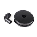 Latch Cap with Cuff, Black