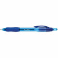 Retractable Ballpoint Pen, 1.4 mm, Blue PK12
