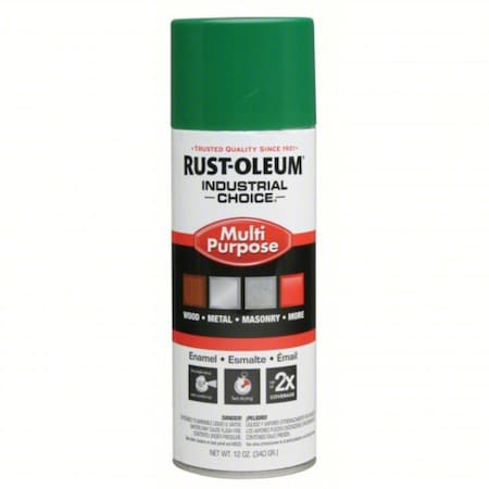 Spray Paint, Emerald Green, Gloss, Solvent, 12 oz