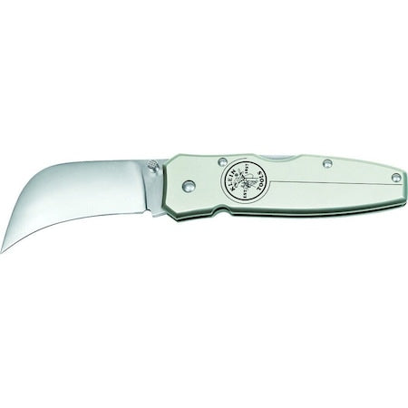 Lockback Knife 2-5/8-Inch Hawkbill Blade, Aluminum Handle