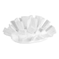 Scrub Brush Head, Polyester, Stiff, White