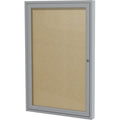 Enclosed Outdoor Bulletin Board 36x30", Tack