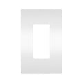 Rocker Wall Plate, Number of Gangs: 3 Plastic, Smooth Finish, White