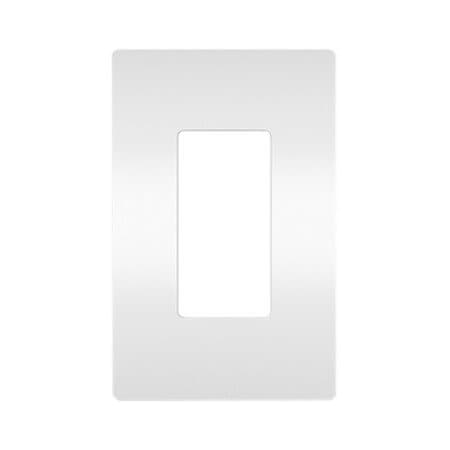 Rocker Wall Plate, Number of Gangs: 3 Plastic, Smooth Finish, White