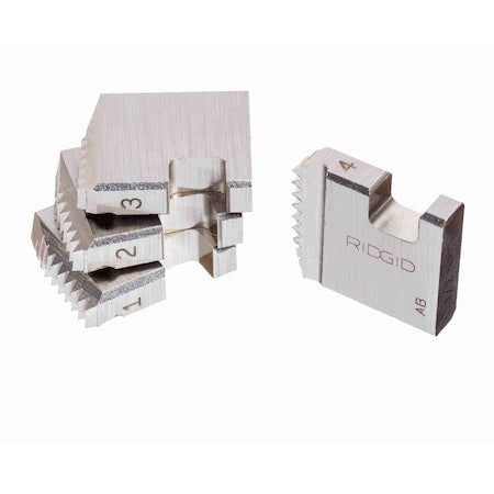 Pipe Thread Die, 1/2 In, Alloy, 4 Pc