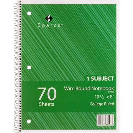 Notebook, Left, White