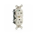 Straight Blade Receptacle, 5-20R, 20 A, 125V AC, Flush Mount, Self-Grounded