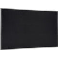 Rubber Bulletin Board 60-1/2"W, Black