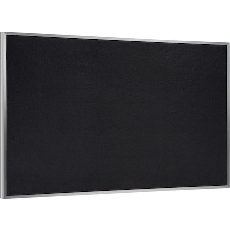 Rubber Bulletin Board 60-1/2"W, Black