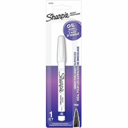 Liquid Paint Marker, White, Metal