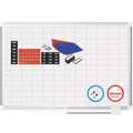 12"x24" Magnetic Planning Dry Erase Board Kit, Aluminum Frame