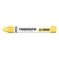 Lumber Crayon, Large Tip, Yellow Color Family, Clay, 12 PK