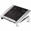 Laptop Stand, 6 1/2 in H, Black; Silver