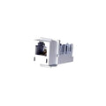 Hubbell Xcelerator HXJUW Cat.4 Jack - 1 Pack - RJ-25 Network Female - White