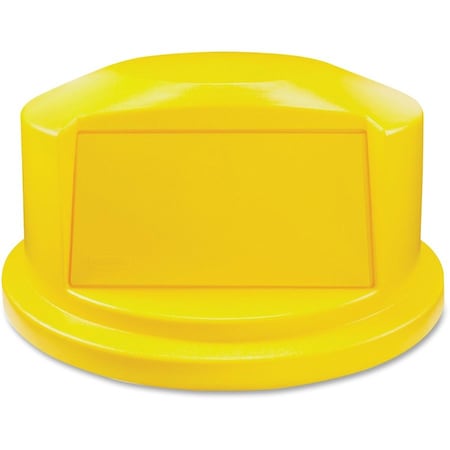 BRUTE(R) 44 gal Trash Can Lid, Dome with Push Door Blue, Resin, 1 Openings 24 3/4 in W/Dia