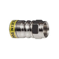 Push-On Connector, F - RG6/6Q, Male, PK10