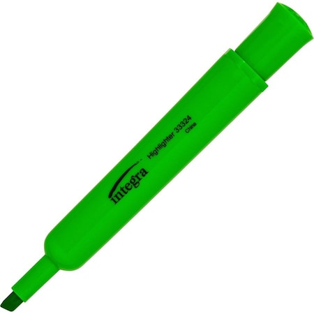 Highlighter, Felt-Tip, Non-Refillable, PK12
