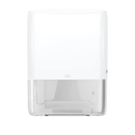 Paper Towel Dispenser, Plastic, White