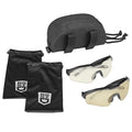 MY6, Safety Glasses, Anti-Fog, Scratch-Resistant, Not Applicable Lens, Black Frame, Half-Frame