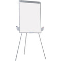 Dry Erase Board, Melamine, 67 in, 36 in, Plastic Frame, White, Matte