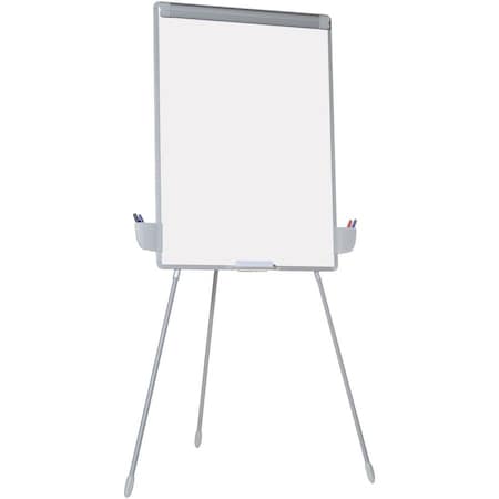 Dry Erase Board, Melamine, 67 in, 36 in, Plastic Frame, White, Matte