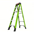 A-Frame Stepladder, Fiberglass, 6 ft, 10.3 ft
