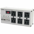 Outlet Strip, Surge, 6 5-15R, 5-15P, 6 ft., Light Gray