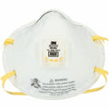N95 Disposable Respirator, 8210V, Cool Flow Exhalation Valve, Dual Headstrap, White, PK10