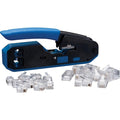 5-3/8" Crimper and Connector Kit RJ-45, RJ-11