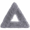 Washing Pad, Microfiber, 1 in H, Gray, PK5
