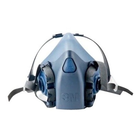 Half Mask Respirator, 7500, Not Rated, Bayonet, Size, M 0 Cartridges Included