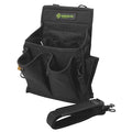 Tool Caddy, Cordura, Black, 20 Pockets, 10"
