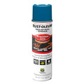 Precision Line Marking Paint, Inverted, Caution Blue, 20 oz