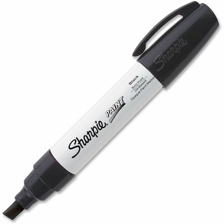 Liquid Paint Marker, Black, Fiber, PK6