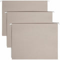 Hanging File Folders, Gray, PK25