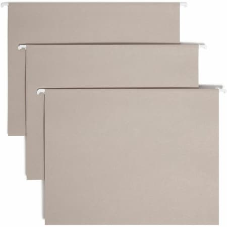 Hanging File Folders, Gray, PK25