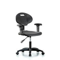 Desk Chair Erie Desk Chair, AA, Casters, Adjustable Arms, 17" to 22" Height, Black; Blue